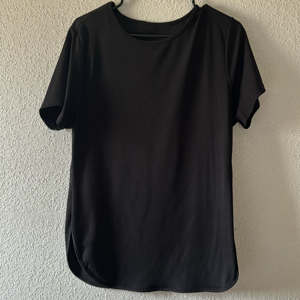 SHEIN black shirt plus size 14